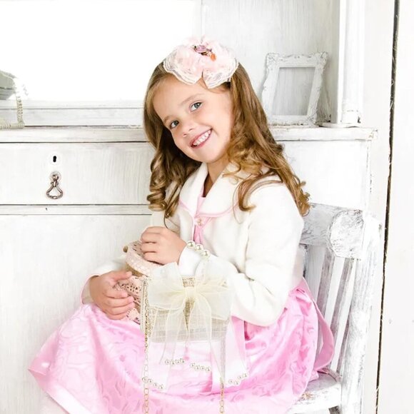 2 Pack Purse for Little Girls, Mini Toddler Crossbody Purse with Bowknot, Cute F - Picture 9 of 9